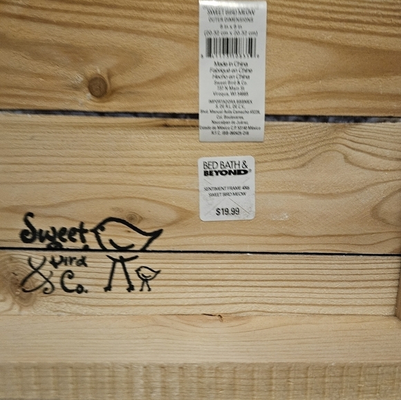 NEW Cute Mini Pallet Picture Clip Holder - Picture 4 of 4